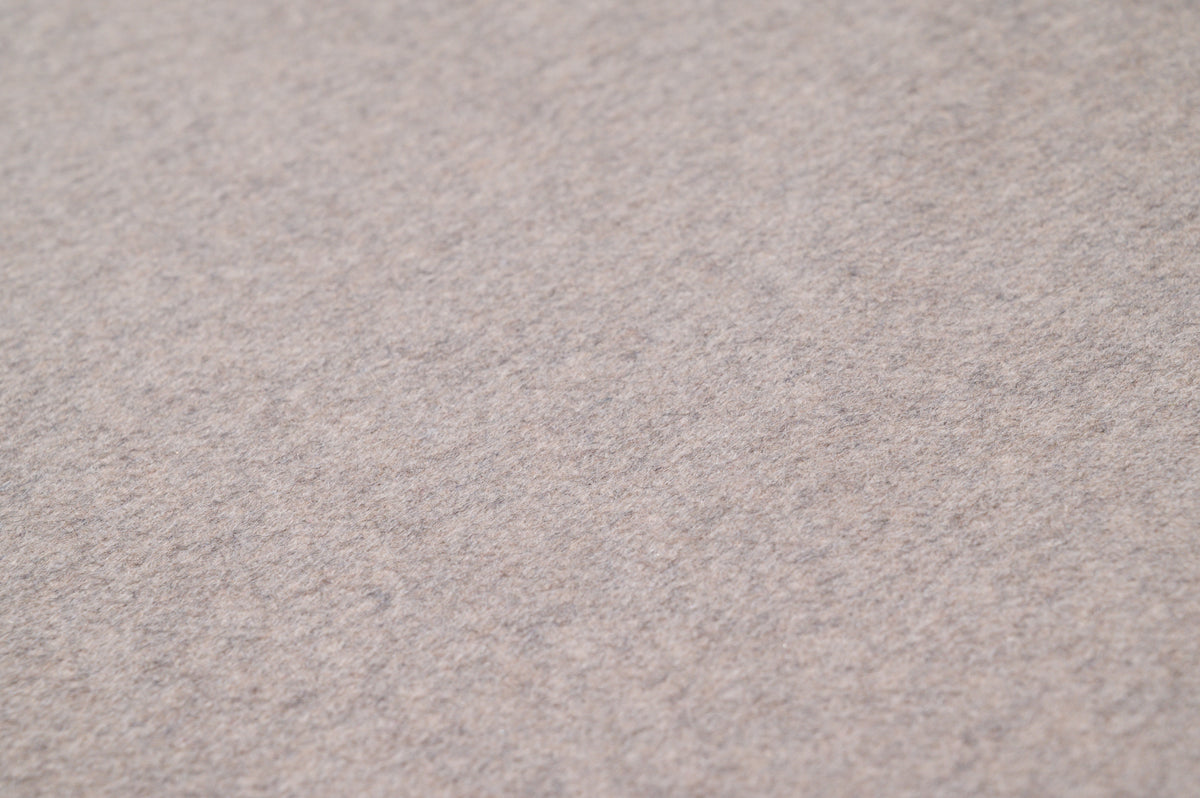 Cesare Gatti 100% Pure Cashmere Fabric 450g Natural Beige Luxury Coat Weight