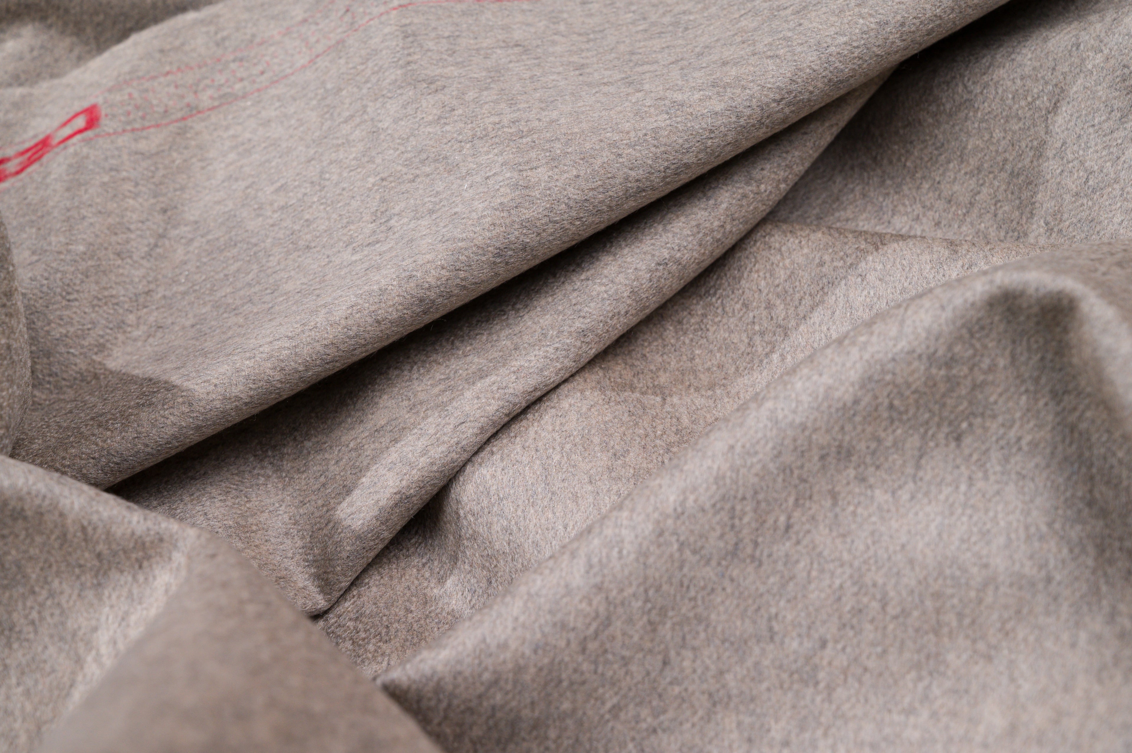 Cesare Gatti 100% Pure Cashmere Fabric 450g Natural Beige Luxury Coat Weight