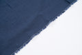 Luxury 100% Linen Shirt Fabric Navy Blue 140g 1.5m For Bespoke Shirt Italy