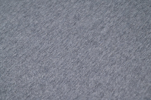 100% Pure Cashmere Fabric 450g Luxury Coat Weight Grey Made in Italy