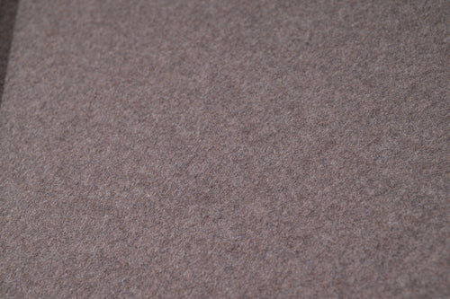 100% Pure Cashmere Fabric 450g Luxury Coat Weight Taupe Melange