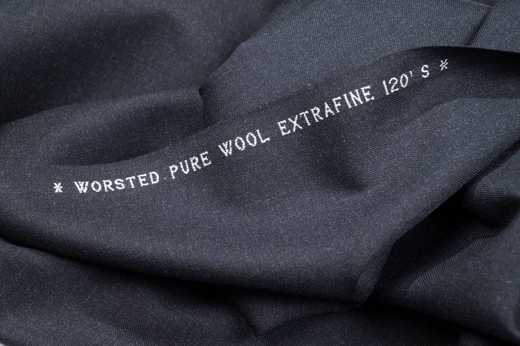 Vintage Worsted Super 120's Extra Fine Wool Made in England