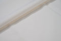 Luxury 100% Cotton Trouser Fabric White Twill Drill 320g 1.4m For Bespoke Chinos