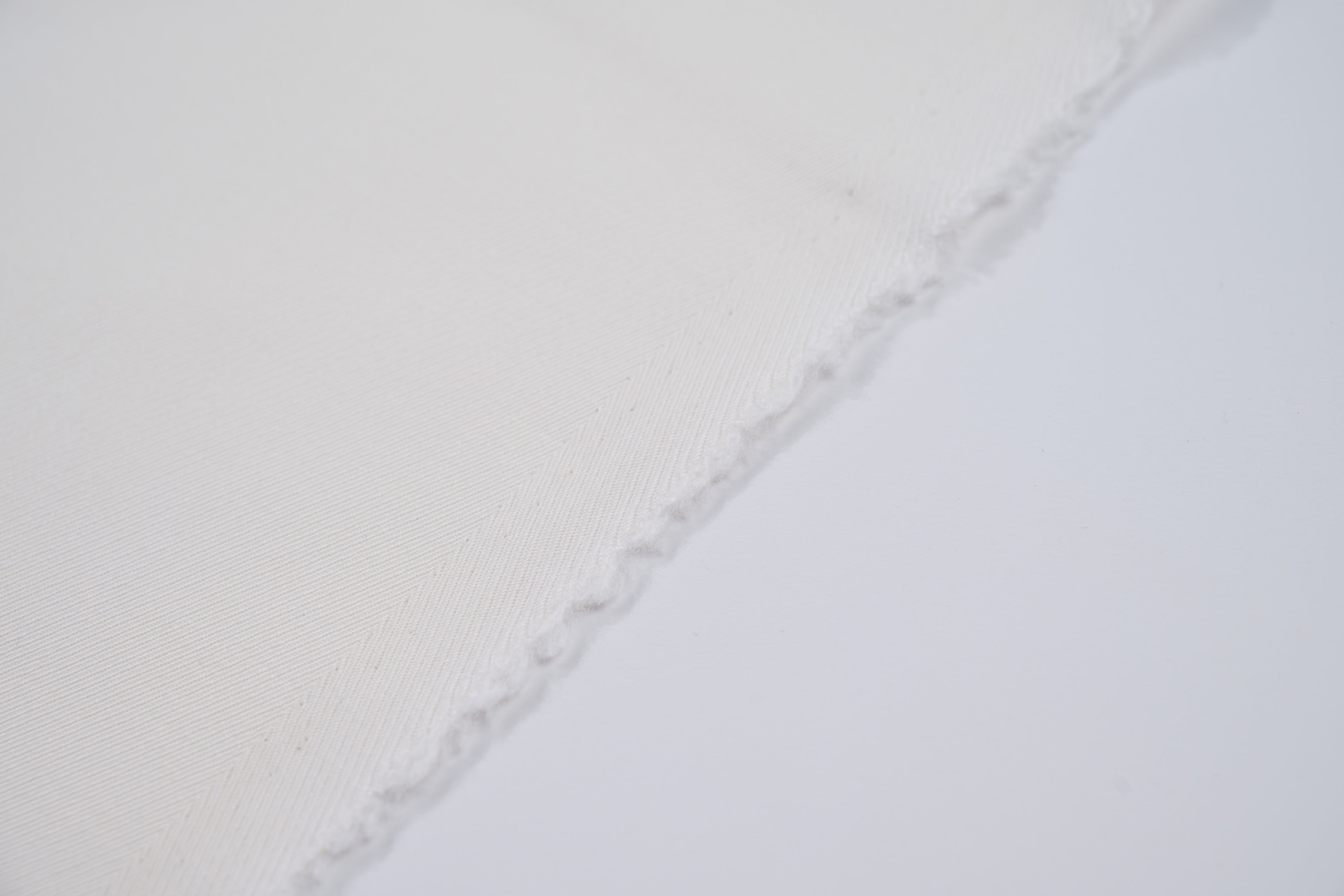 Luxury 100% Cotton Trouser Fabric White Twill Drill 320g 1.4m For Bespoke Chinos