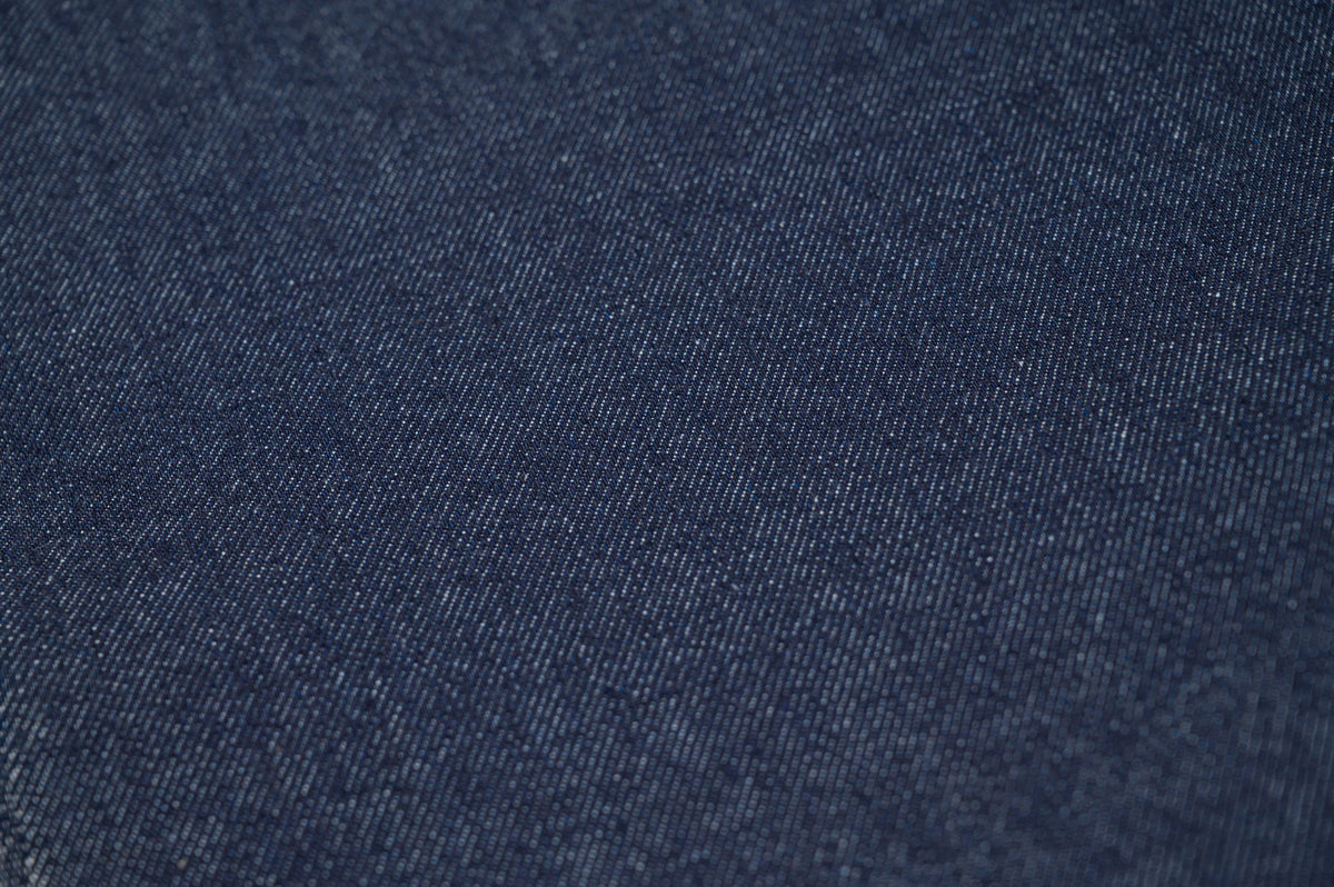 Heavyweight Raw Denim Fabric 16 oz Deep Indigo For Jeans & Workwear