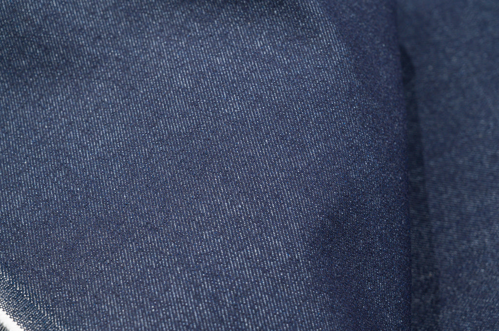 Heavyweight Raw Denim Fabric 16 oz Deep Indigo For Jeans & Workwear