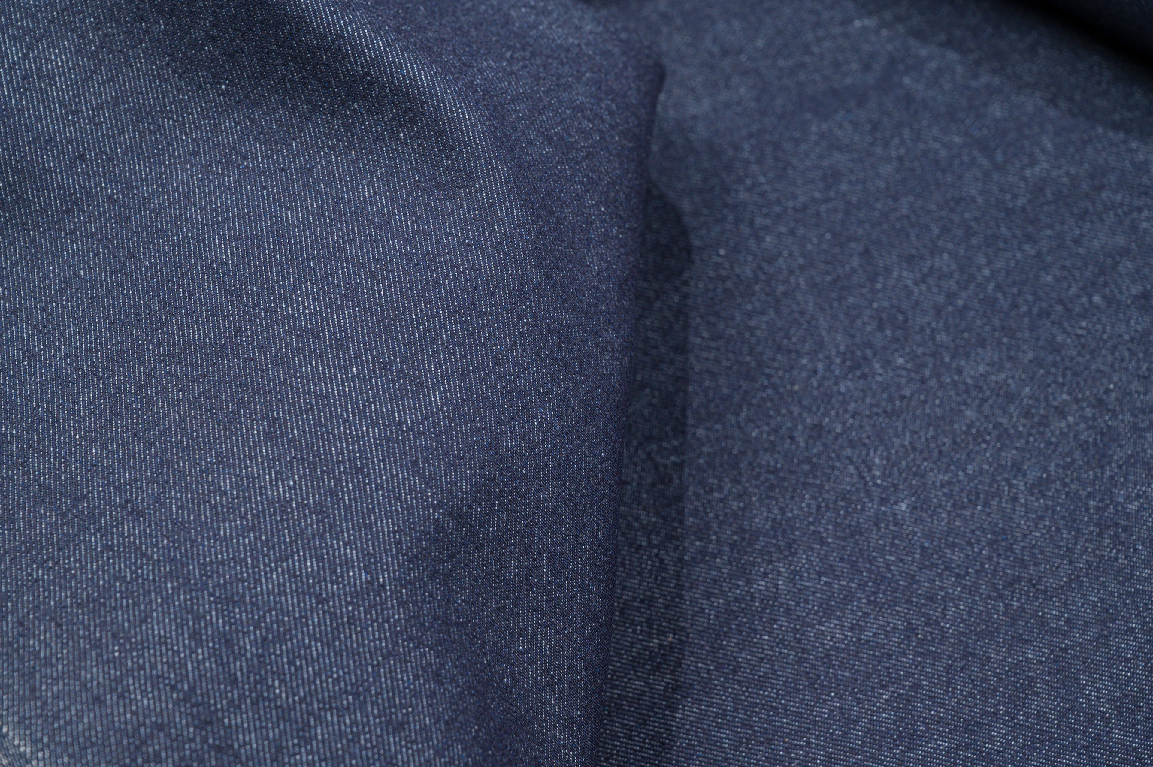 Heavyweight Raw Denim Fabric 16 oz Deep Indigo For Jeans & Workwear