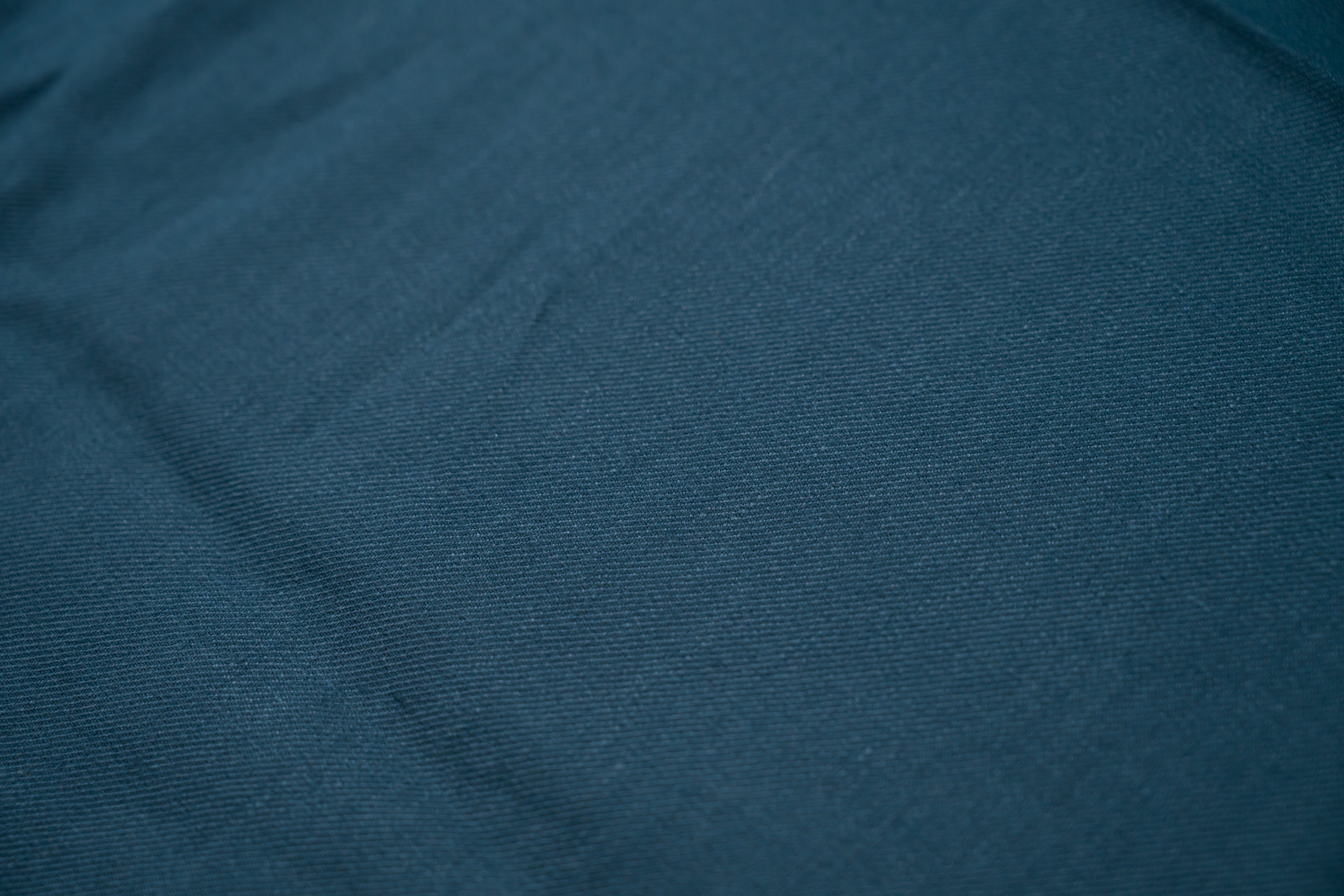 Luxury Linen Cotton Trouser Fabric Petrol Teal Blue Twill 240g 1.4m Bespoke