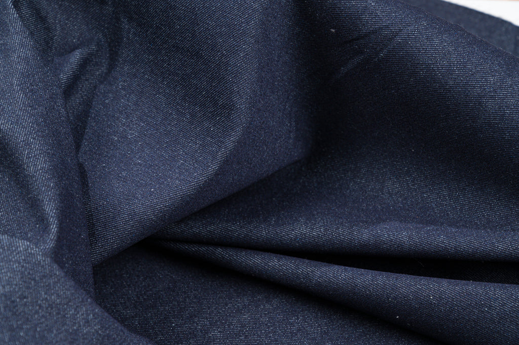 Heavyweight Raw Denim Fabric 16 oz Deep Indigo For Jeans & Workwear