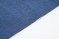 Mid-Weight Raw Denim Fabric 11 oz Indigo Blue For Shirts & Lightweight Jeans