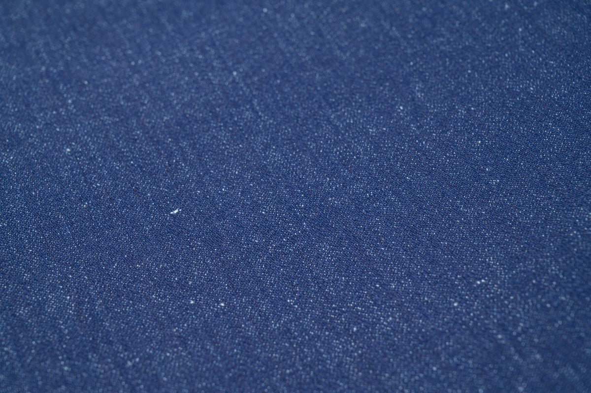 Premium Raw Denim Fabric 12 oz Indigo Blue 100% Cotton