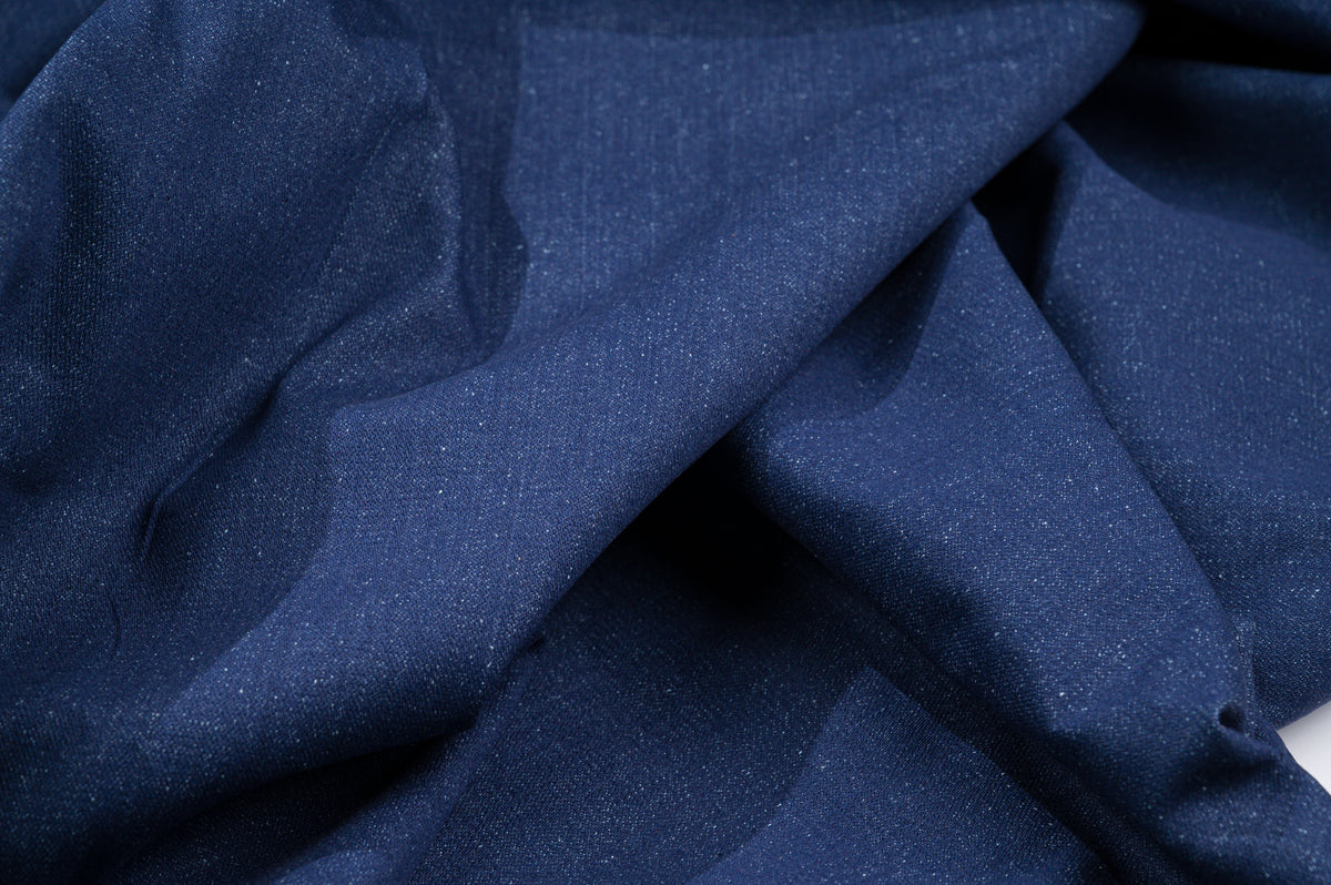 Premium Raw Denim Fabric 12 oz Indigo Blue 100% Cotton