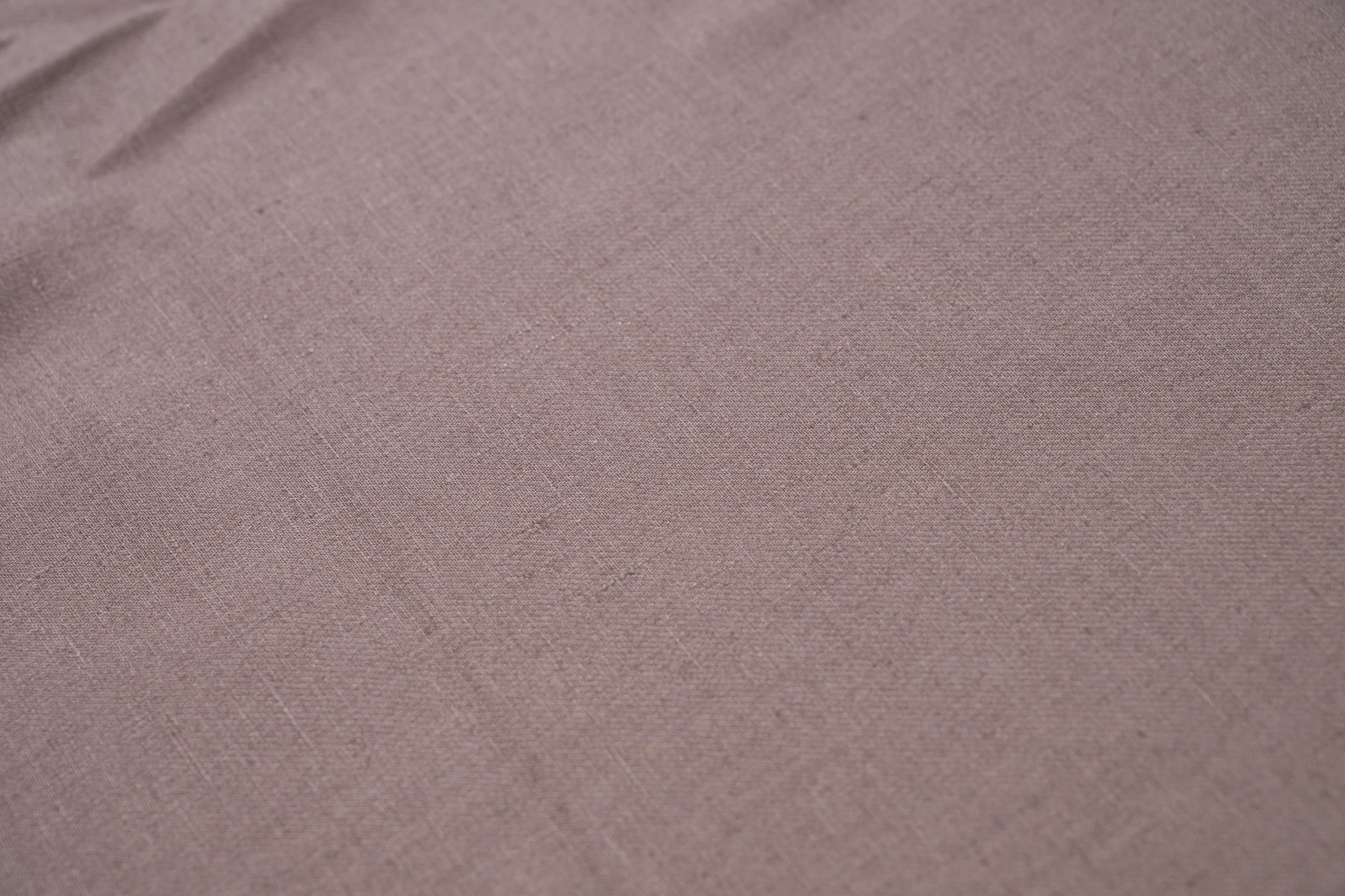 Luxury Linen Cotton Trouser Fabric Taupe Brown 220g 1.6m For Bespoke Chinos