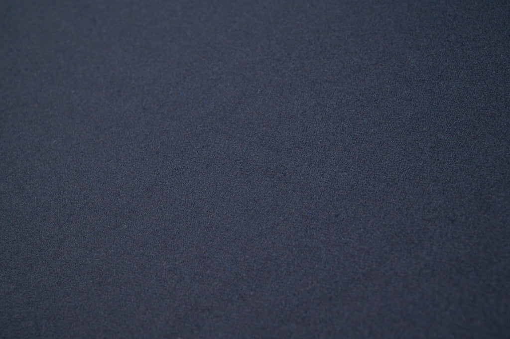 Premium Black Wool Flannel