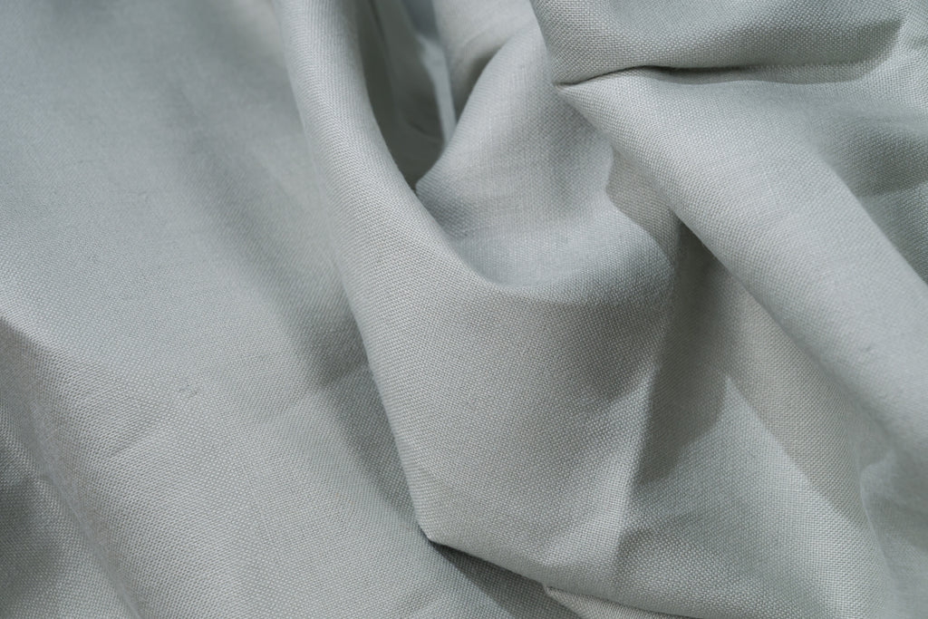 Luxury 100% Cotton Trouser Fabric Light Grey Sage 280g 3.2m For Bespoke Chinos