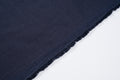 Luxury Linen Cotton Trouser Fabric Navy Blue 220g 1.7m For Bespoke Chinos Italy