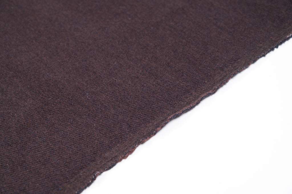 Vintage Wool Flannel Fabric  1.65m  100% Wool  Soft Touch  Brown Jacket