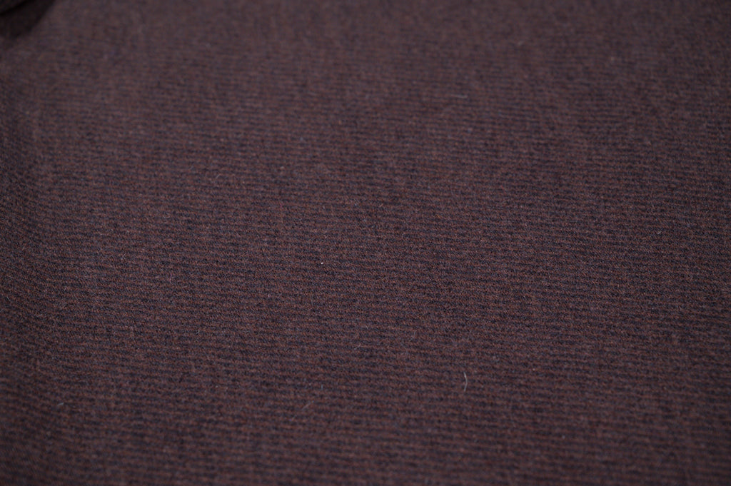 Vintage Wool Flannel Fabric  1.65m  100% Wool  Soft Touch  Brown Jacket