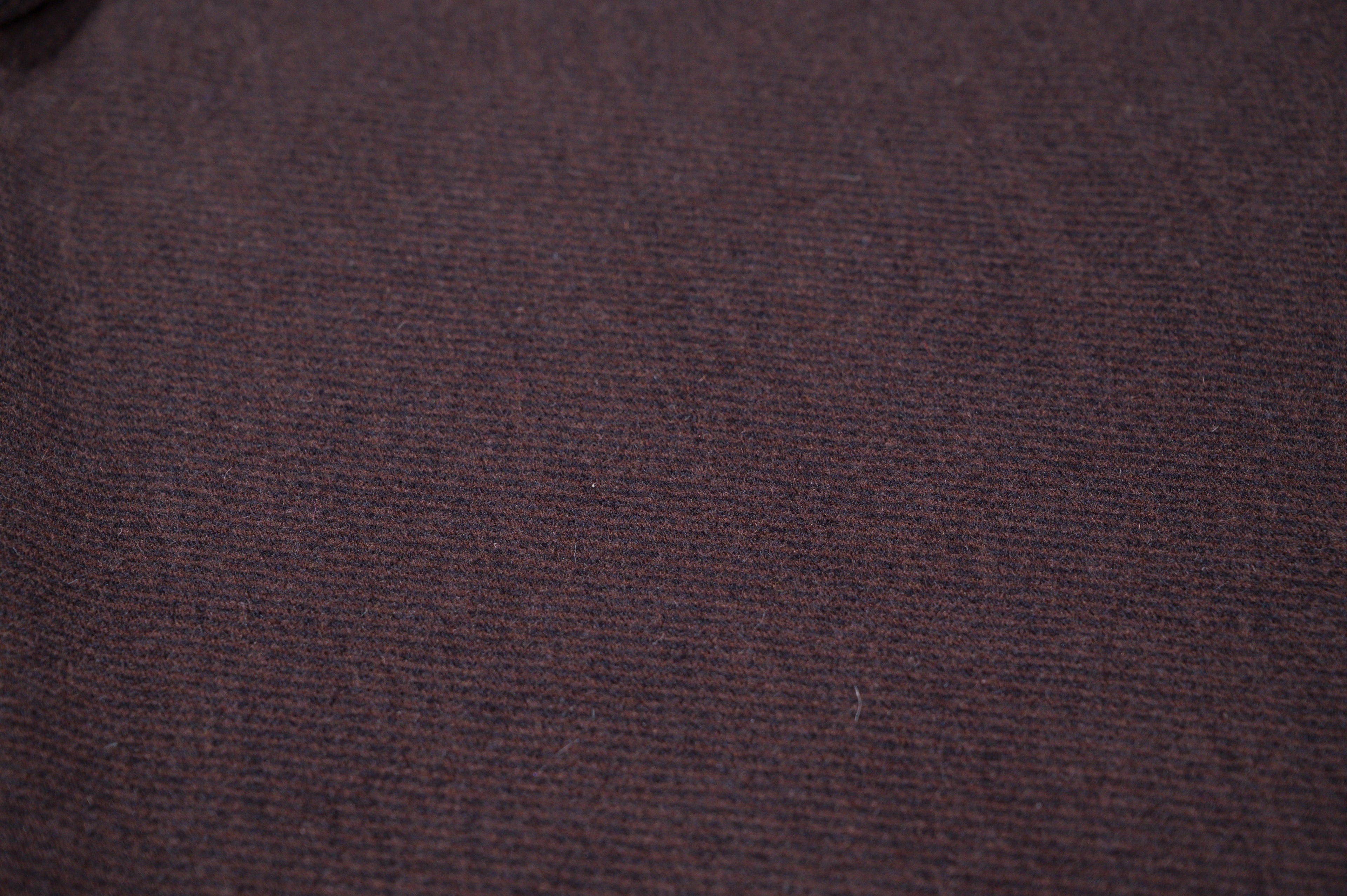 Vintage Wool Flannel Fabric  1.65m  100% Wool  Soft Touch  Brown Jacket