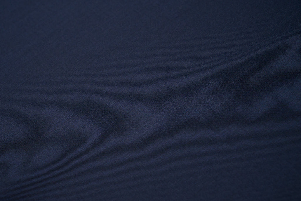 Drago Biella Super 120s Pure Wool Suit Fabric Navy Blue 260g 3.1m Bespoke Italy