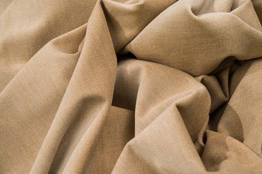 Vintage Cotton Velvet Fabric  3m  100% Cotton  Sand  230g