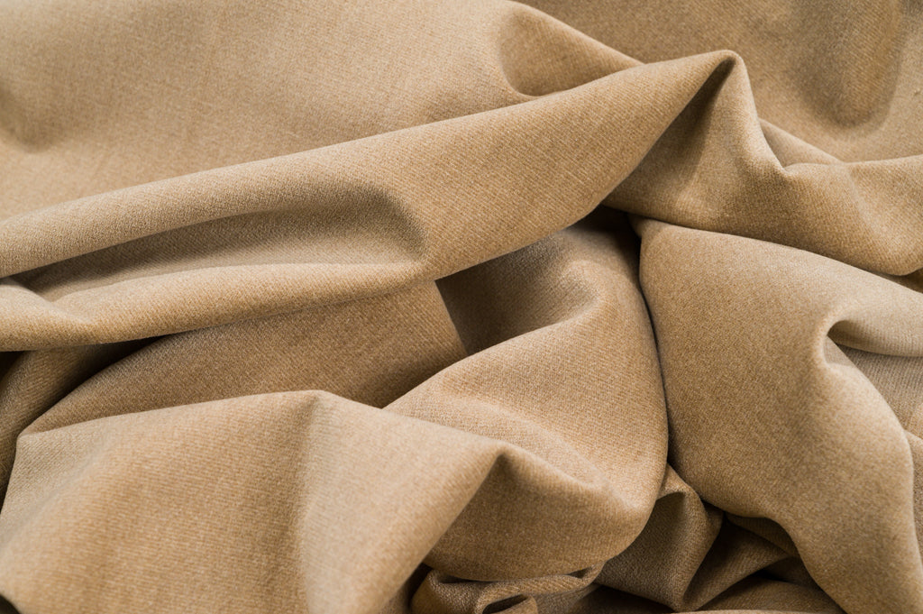 Vintage Cotton Velvet Fabric  3m  100% Cotton  Sand  230g