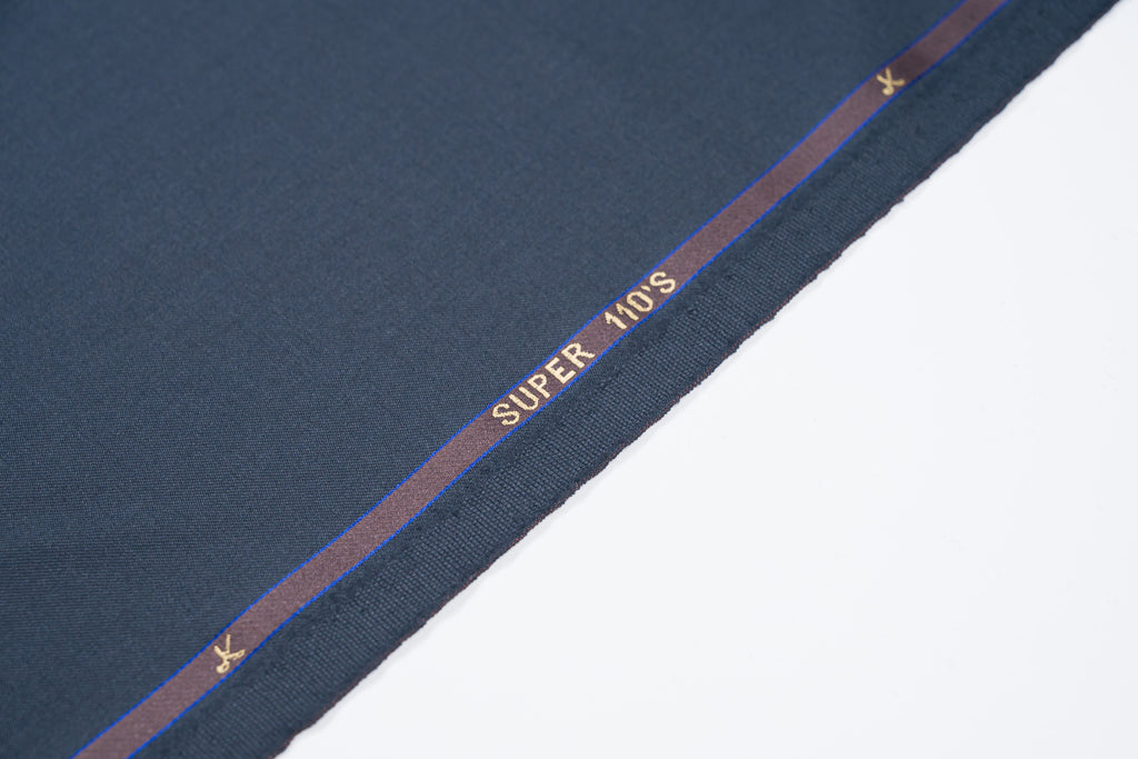 Vitale Barberis Canonico Super 110s Pure Wool Suit Fabric Charcoal 260g 3.1m Ita