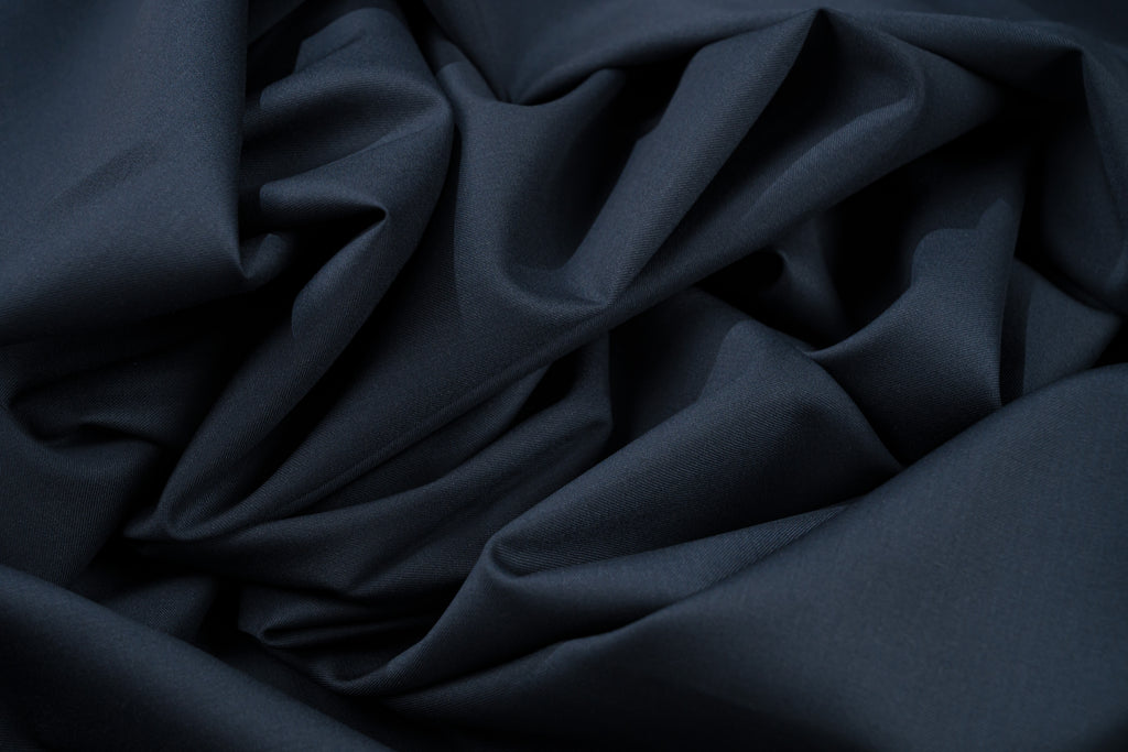 Vitale Barberis Canonico Super 110s Pure Wool Suit Fabric Charcoal 260g 3.1m Ita