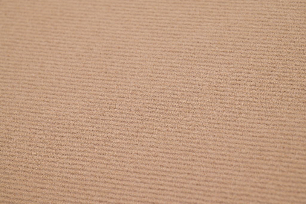 Vintage 100% Wool Jacketing - 2.8m - 380g - Heavyweight Camel Beige Twill Cloth