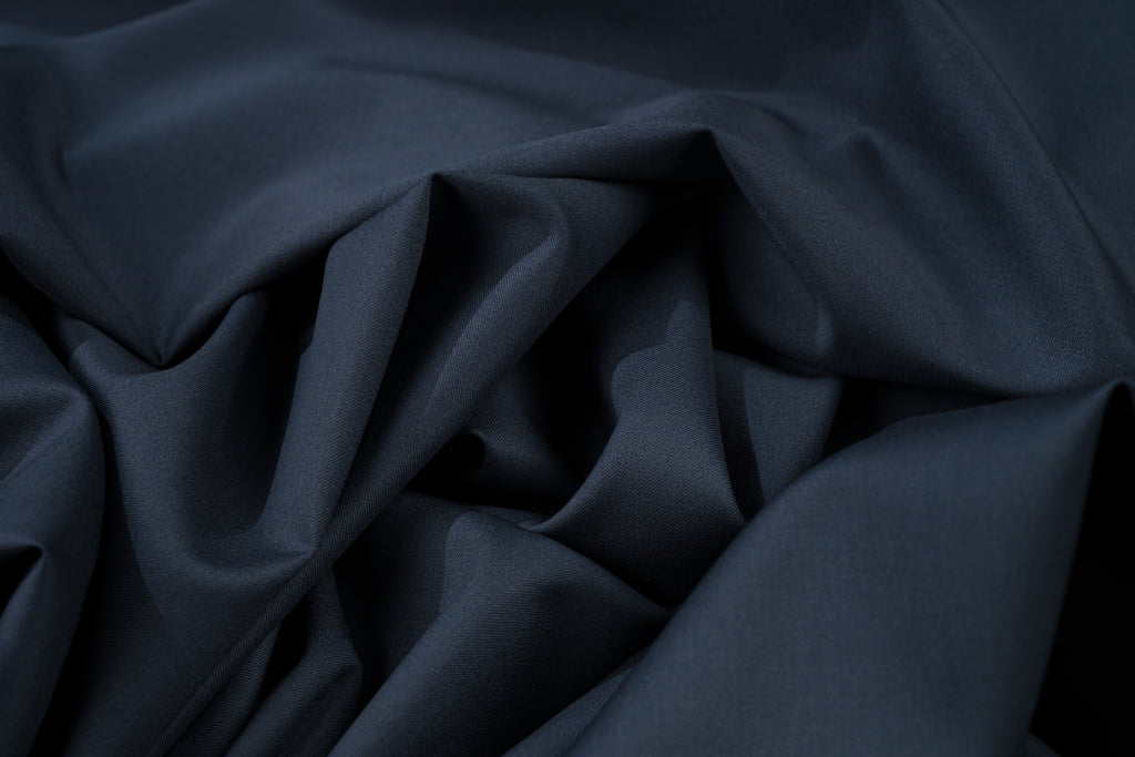 Vitale Barberis Canonico Super 110s Pure Wool Suit Fabric Charcoal 260g 3.1m Ita