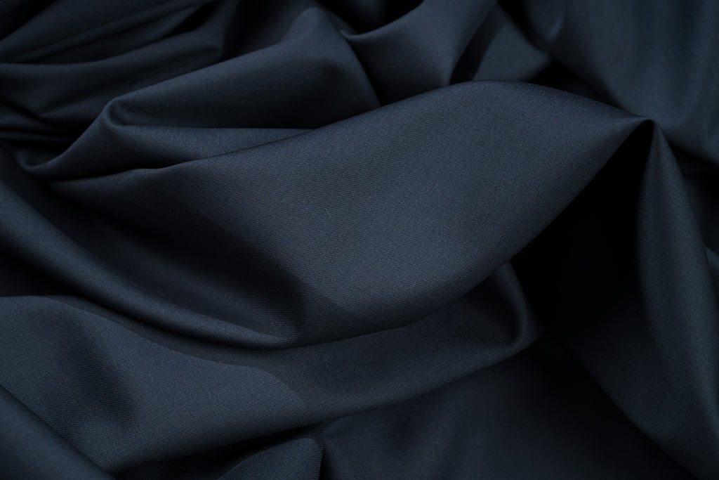 Vitale Barberis Canonico Super 110s Pure Wool Suit Fabric Charcoal 260g 3.1m Ita