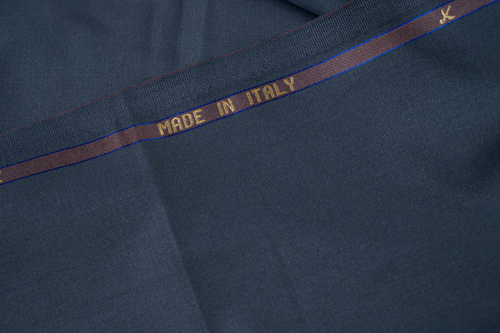 Vitale Barberis Canonico Super 110s Pure Wool Suit Fabric Charcoal 260g 3.1m Ita