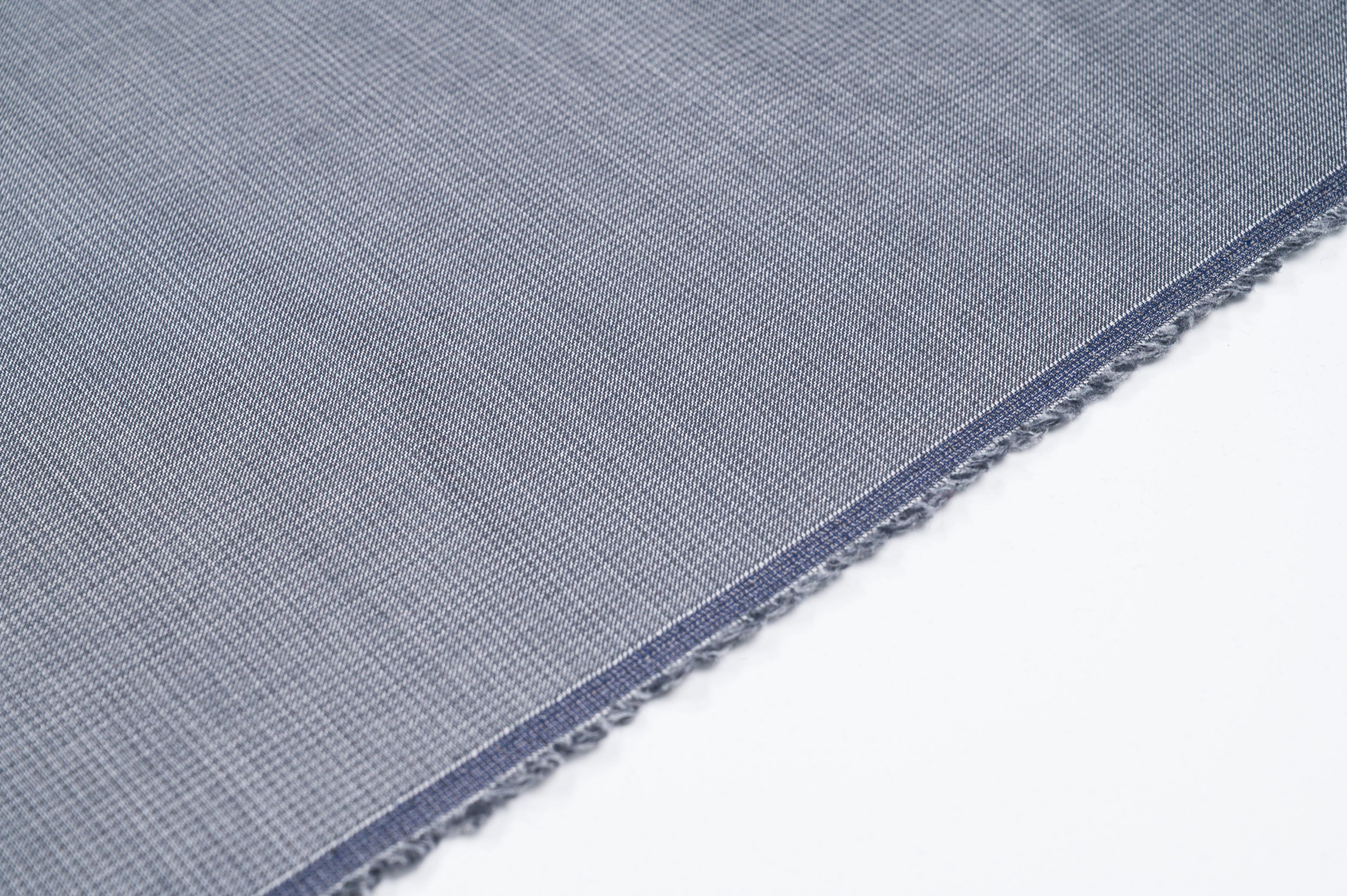 Vintage Grey Houndstooth Wool - 100% Virgin Wool - 260g - Classic Pied de poule