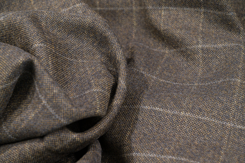 Vintage Fine England Super 120's Wool - 1.7m - 350g - Dark Brown