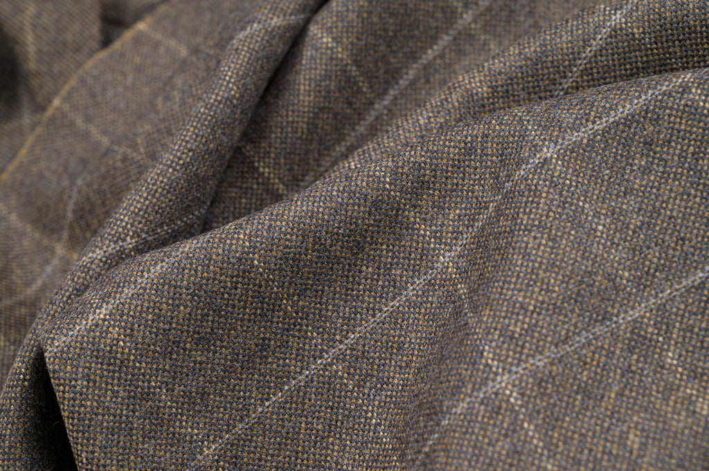 Vintage Fine England Super 120's Wool - 1.7m - 350g - Dark Brown