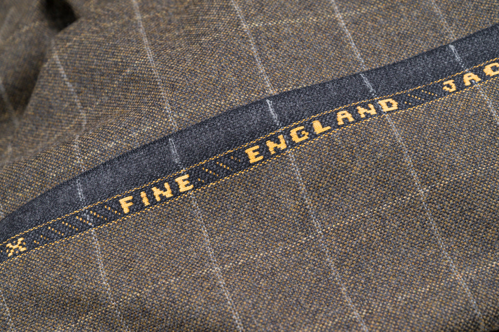 Vintage Fine England Super 120's Wool - 1.7m - 350g - Dark Brown