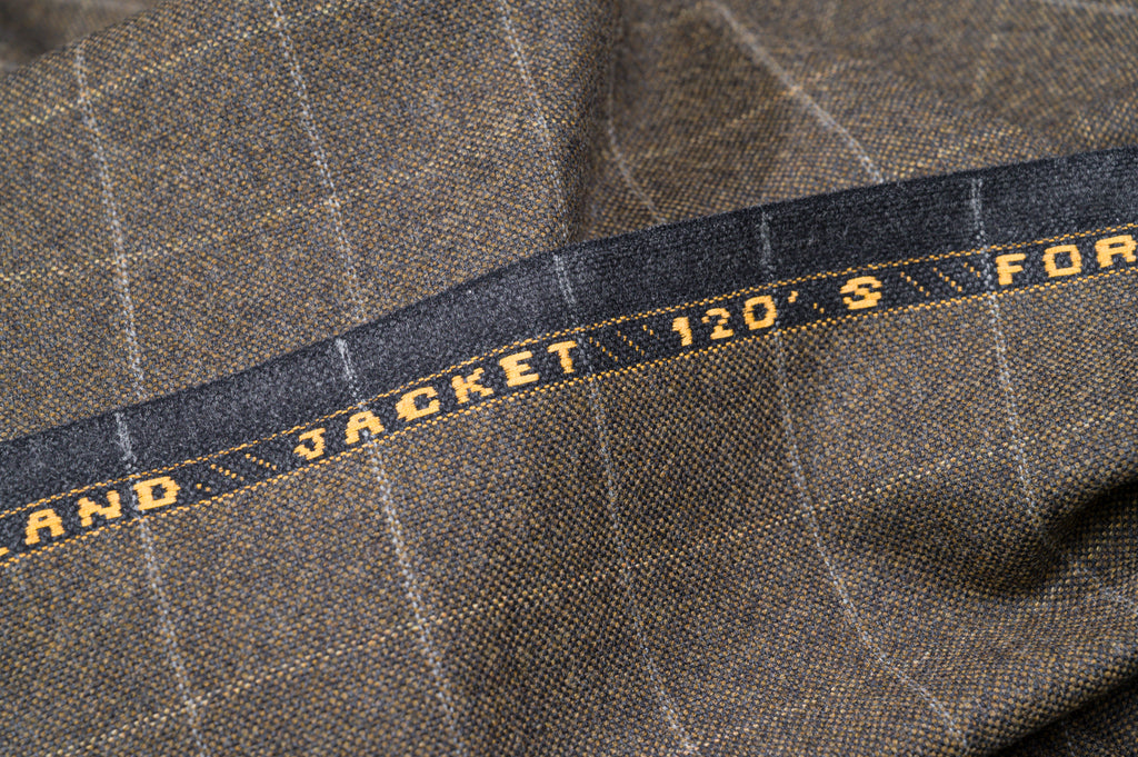 Vintage Fine England Super 120's Wool - 1.7m - 350g - Dark Brown