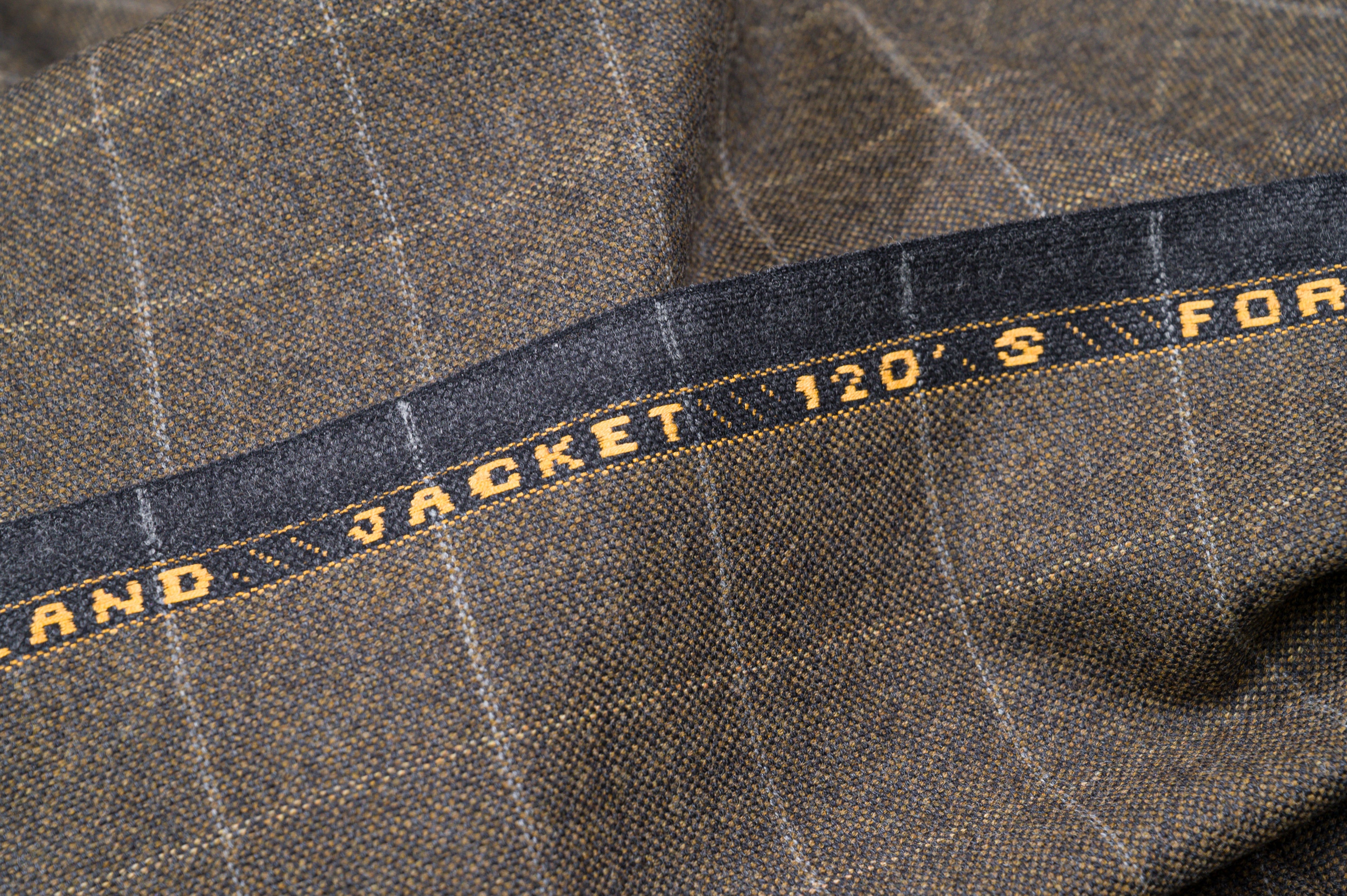 Vintage Fine England Super 120's Wool - 1.7m - 350g - Dark Brown