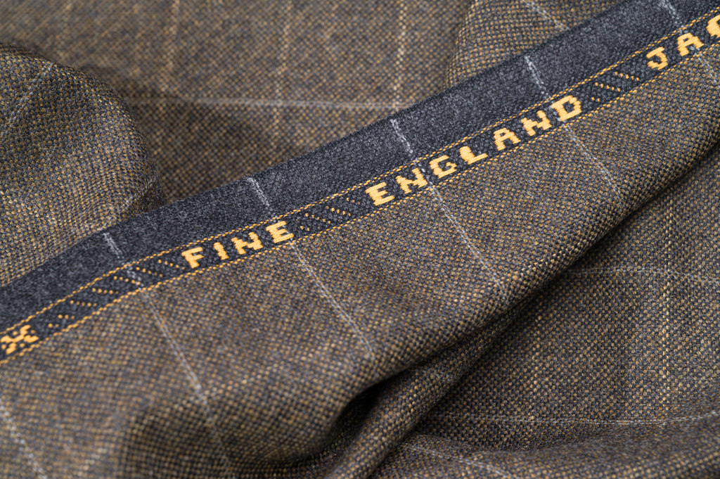 Vintage Fine England Super 120's Wool - 1.7m - 350g - Dark Brown