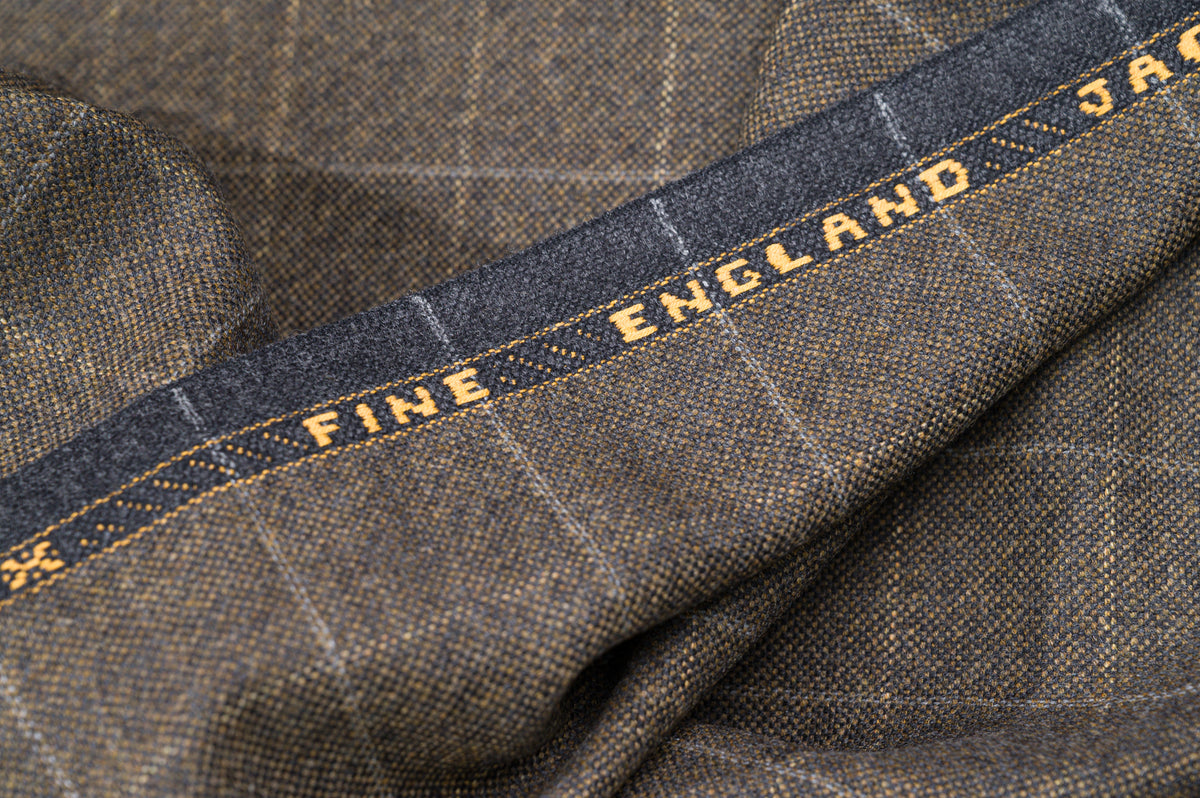 Vintage Fine England Super 120's Wool - 1.7m - 350g - Dark Brown