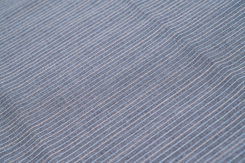 Vintage Fine Worsted Made in England - 2.8m - 240g - 100% Wool - Grey