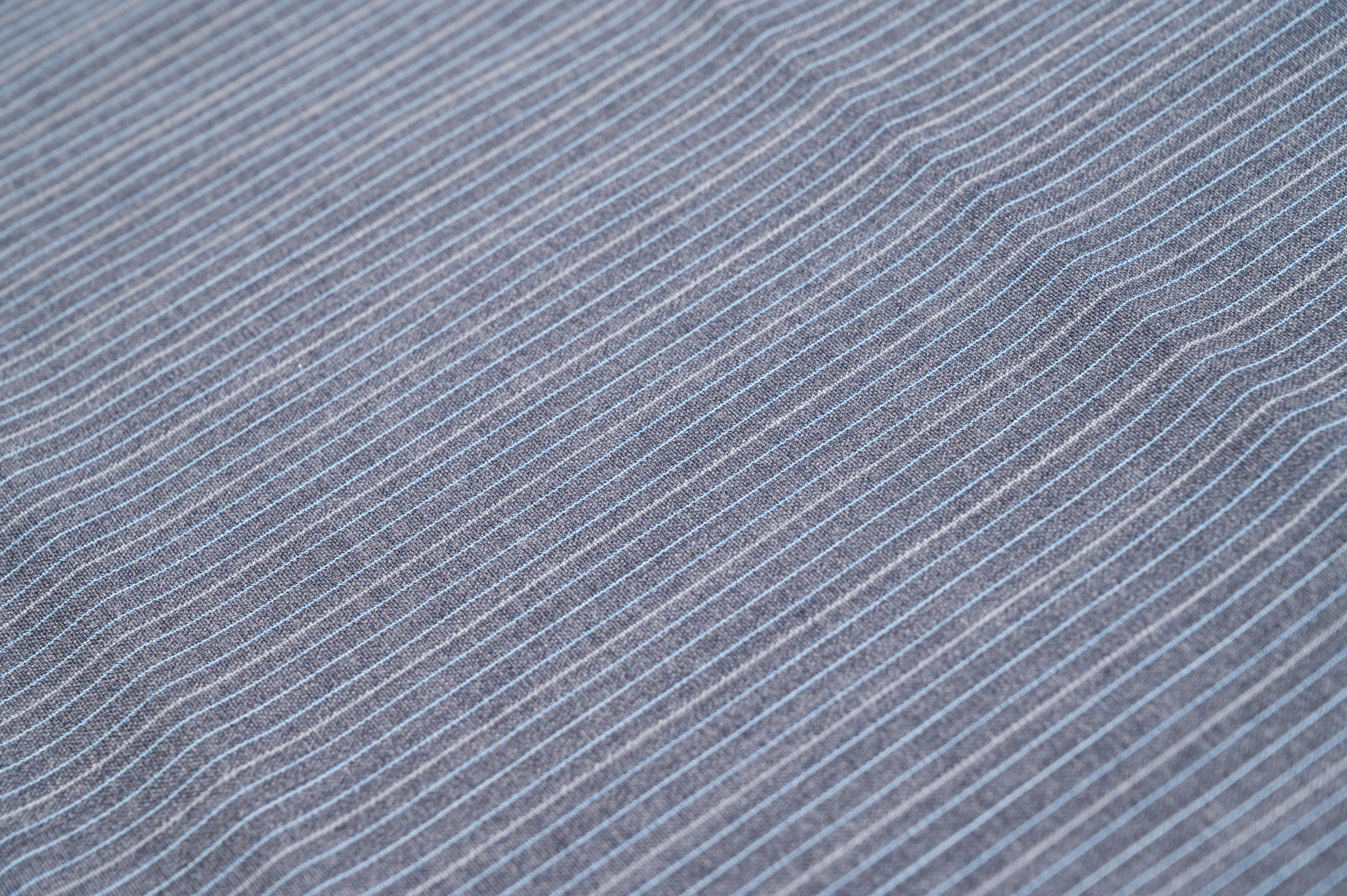 Vintage Fine Worsted Made in England - 2.8m - 240g - 100% Wool - Grey