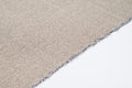 Vintage 100% Wool Jacketing - 3m - 280g - Beige Honeycomb Weave - Textured Cloth