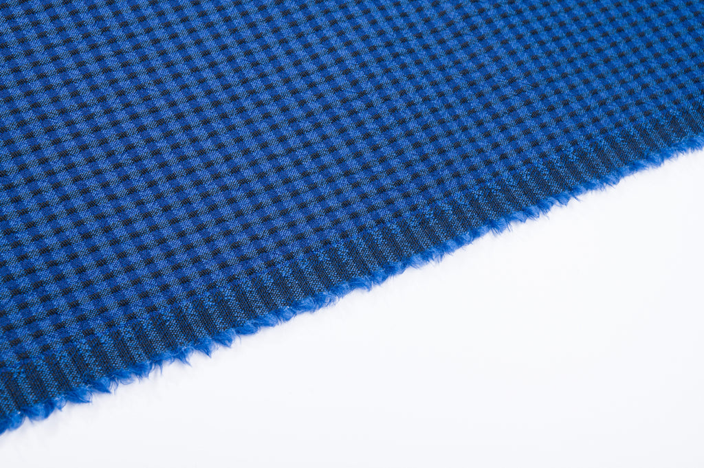 Vintage Seersucker Wool Fabric