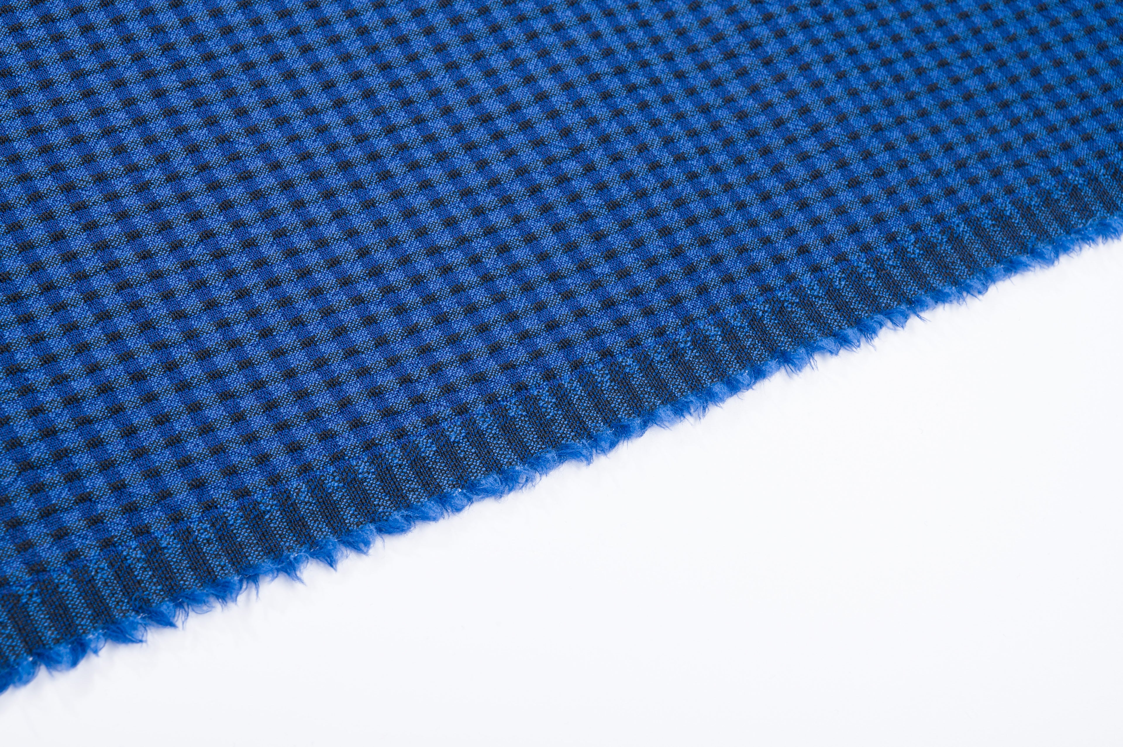 Vintage Seersucker Wool Fabric