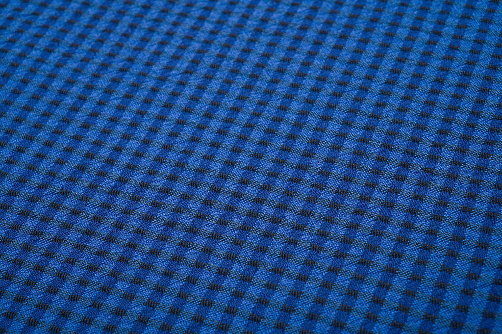 Vintage Seersucker Wool Fabric