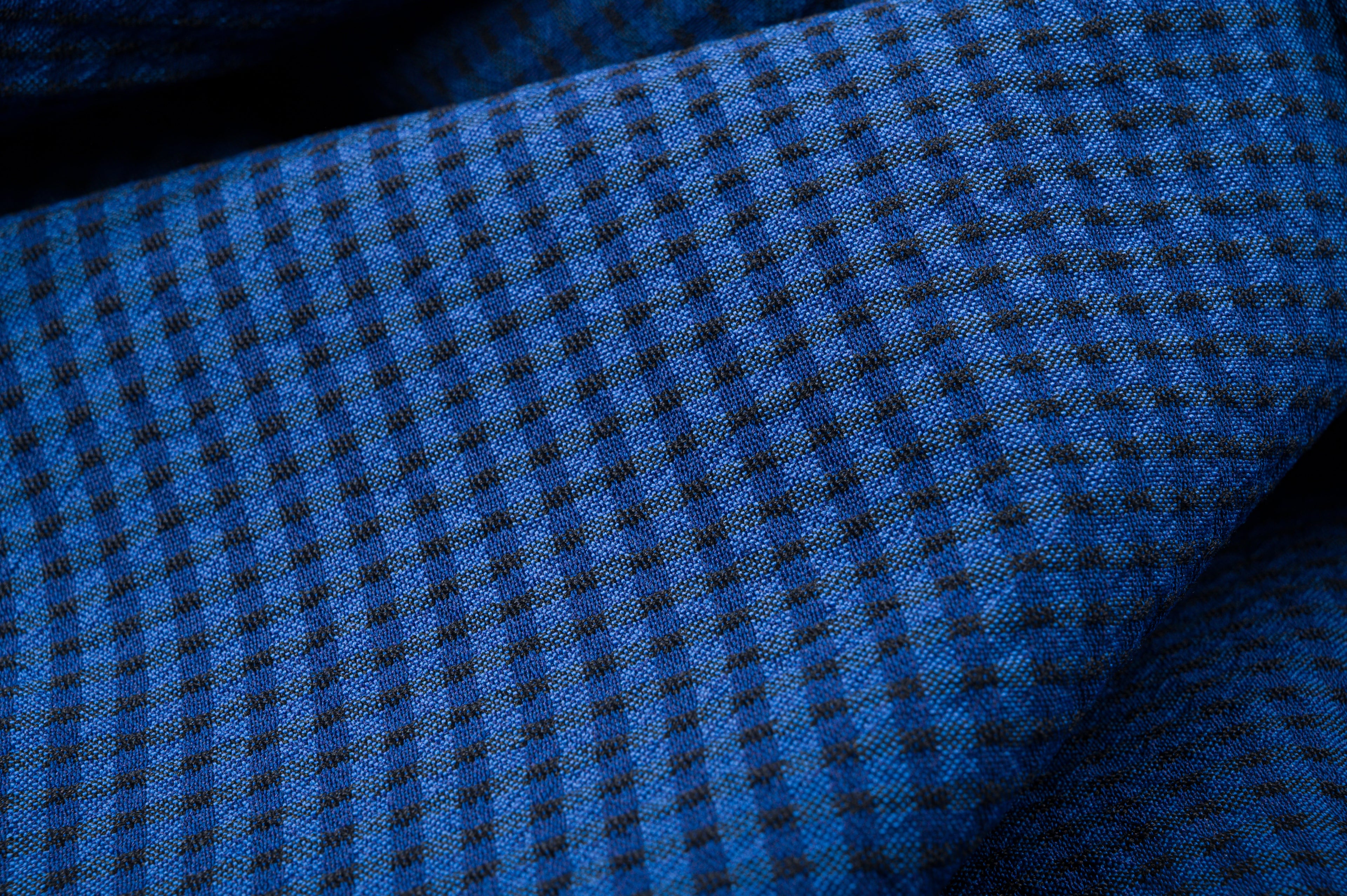 Vintage Seersucker Wool Fabric