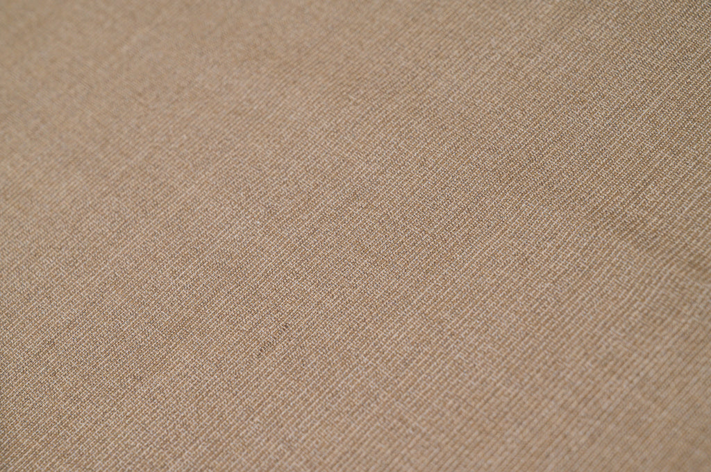 Vintage 100% Wool Suiting - 3.1m - 295g - Golden Beige Twill - Ideal for Suits