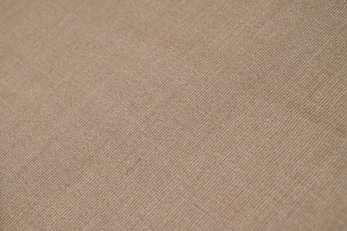 Vintage 100% Wool Suiting - 3.1m - 295g - Golden Beige Twill - Ideal for Suits