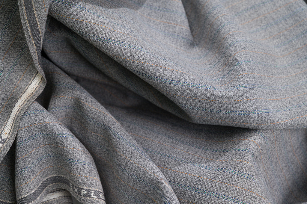 Vintage "Explorer" 100% Wool - 3m - 210g - Ultra-Light Grey Suiting